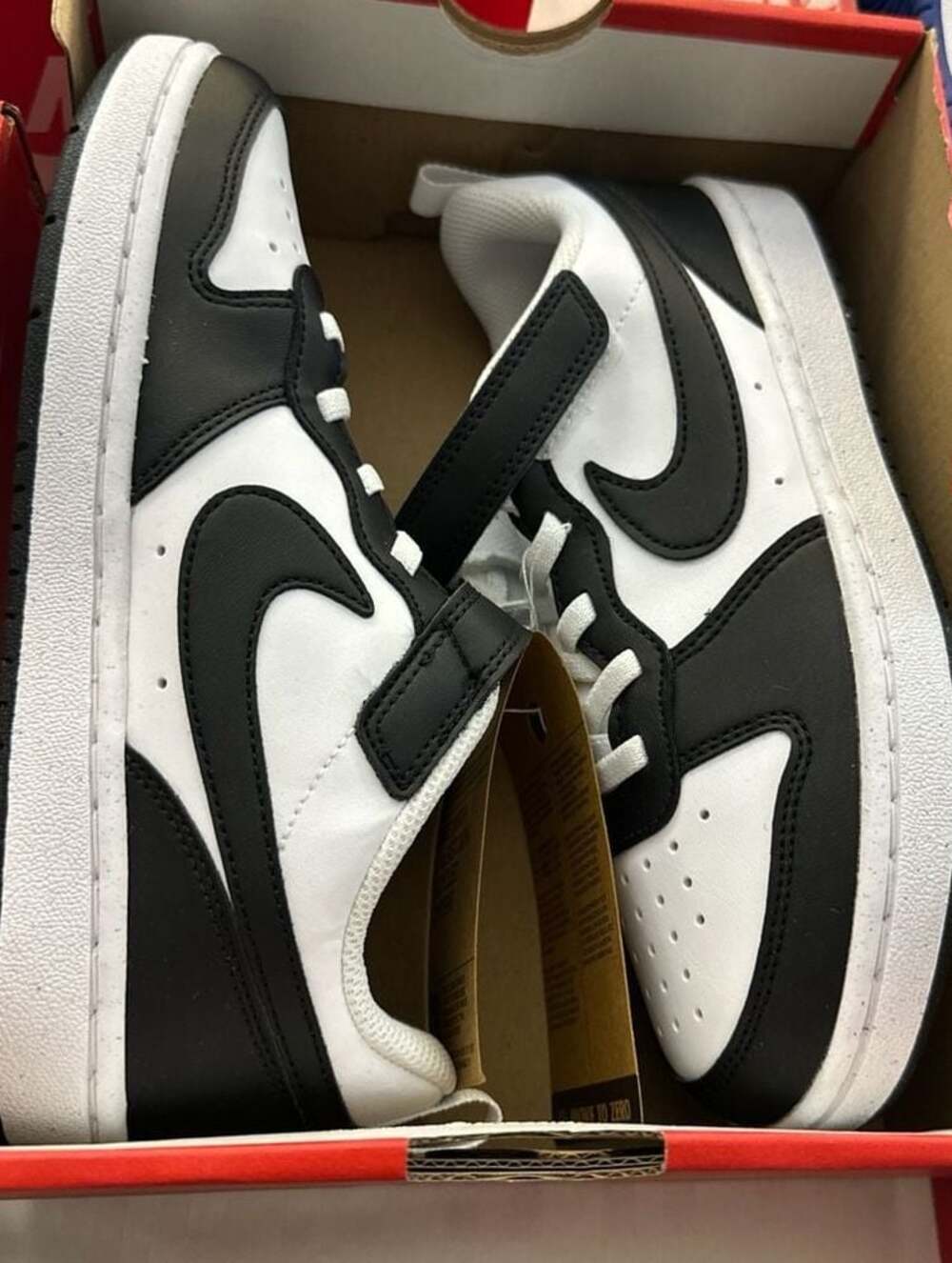 Nike Court Borough Low Recraft Little Kids' Shoes Black White